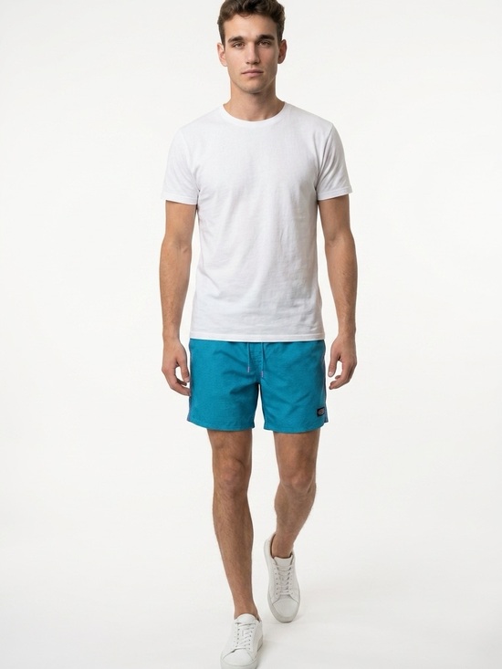 Vineyard Vines Other - Vineyard Vine Men's 3XB Strip Teal Blue Lined Swim Trunks Shorts with Patch Logo